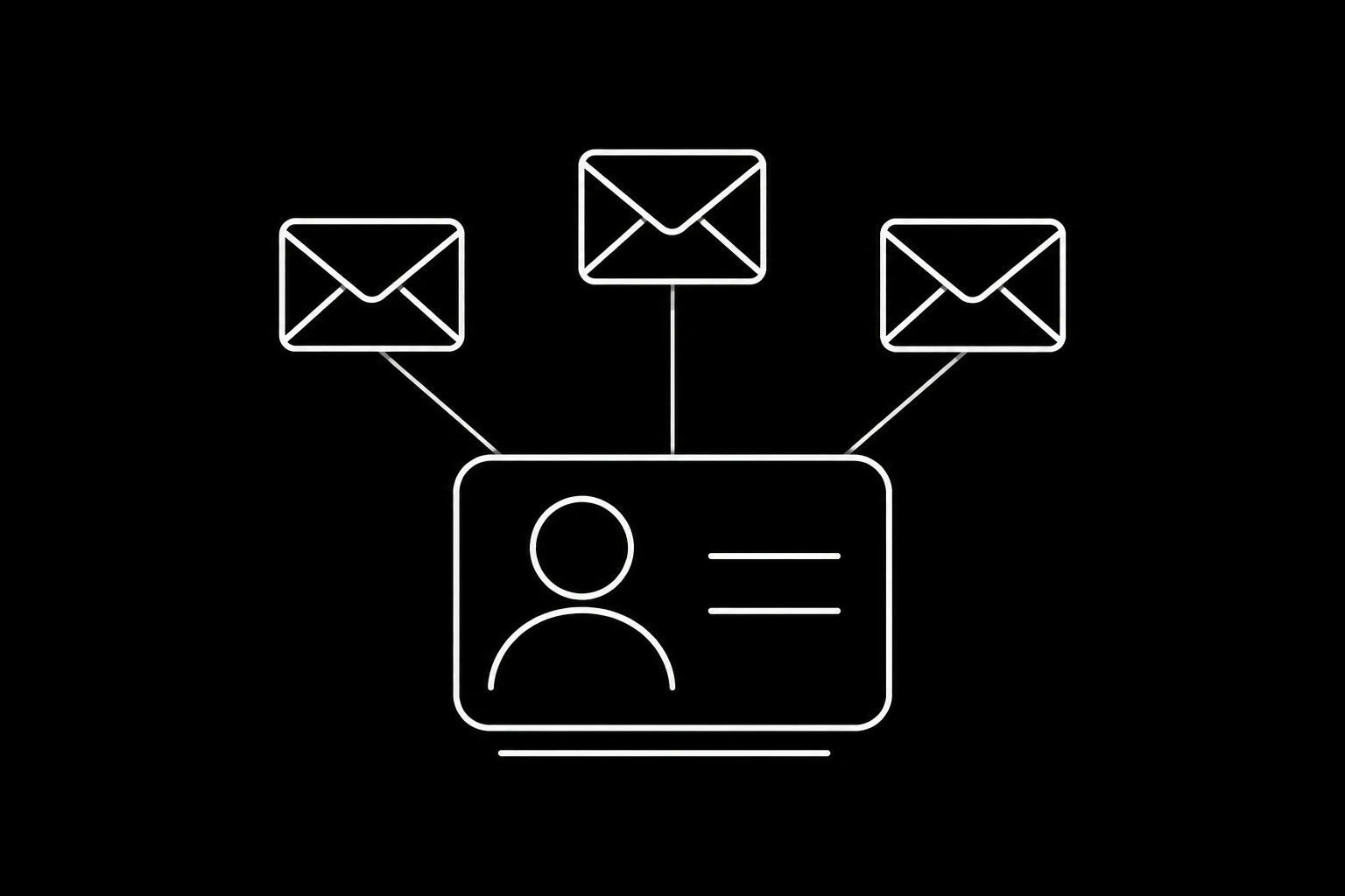 A contact record accumulating facts across several conversations