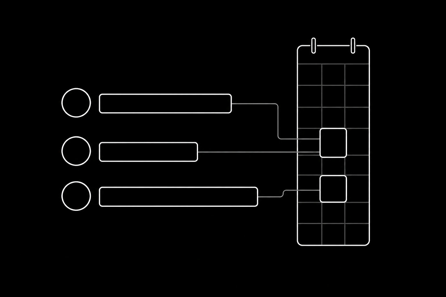 A thread showing panel availability collected and slots proposed to a candidate