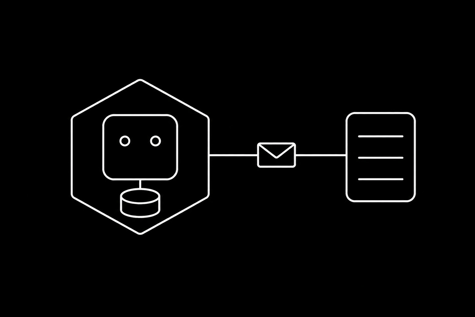 An agent running as a Durable Object, connected to an MCP email server
