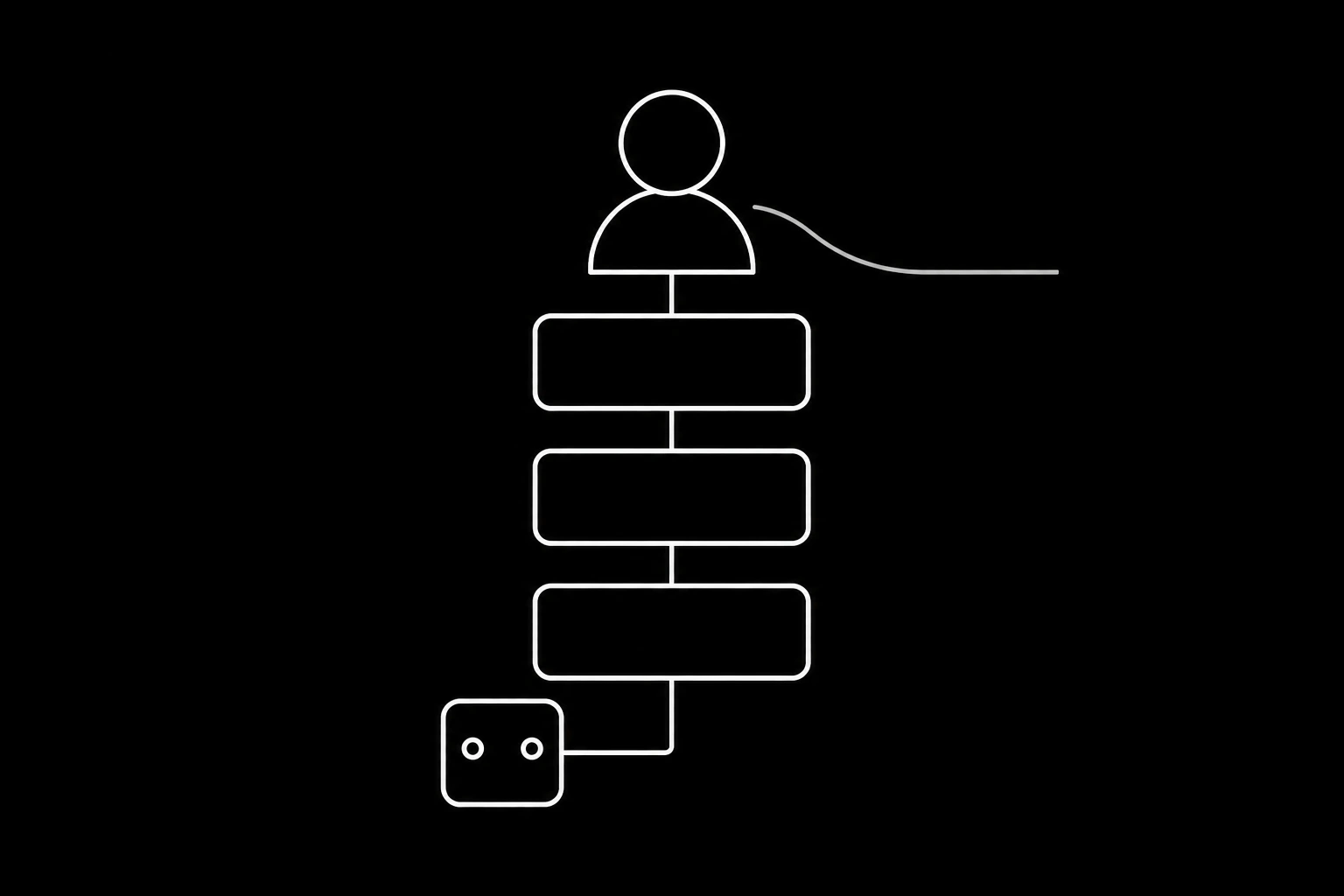 An assistant with its own address handling a thread it was copied into